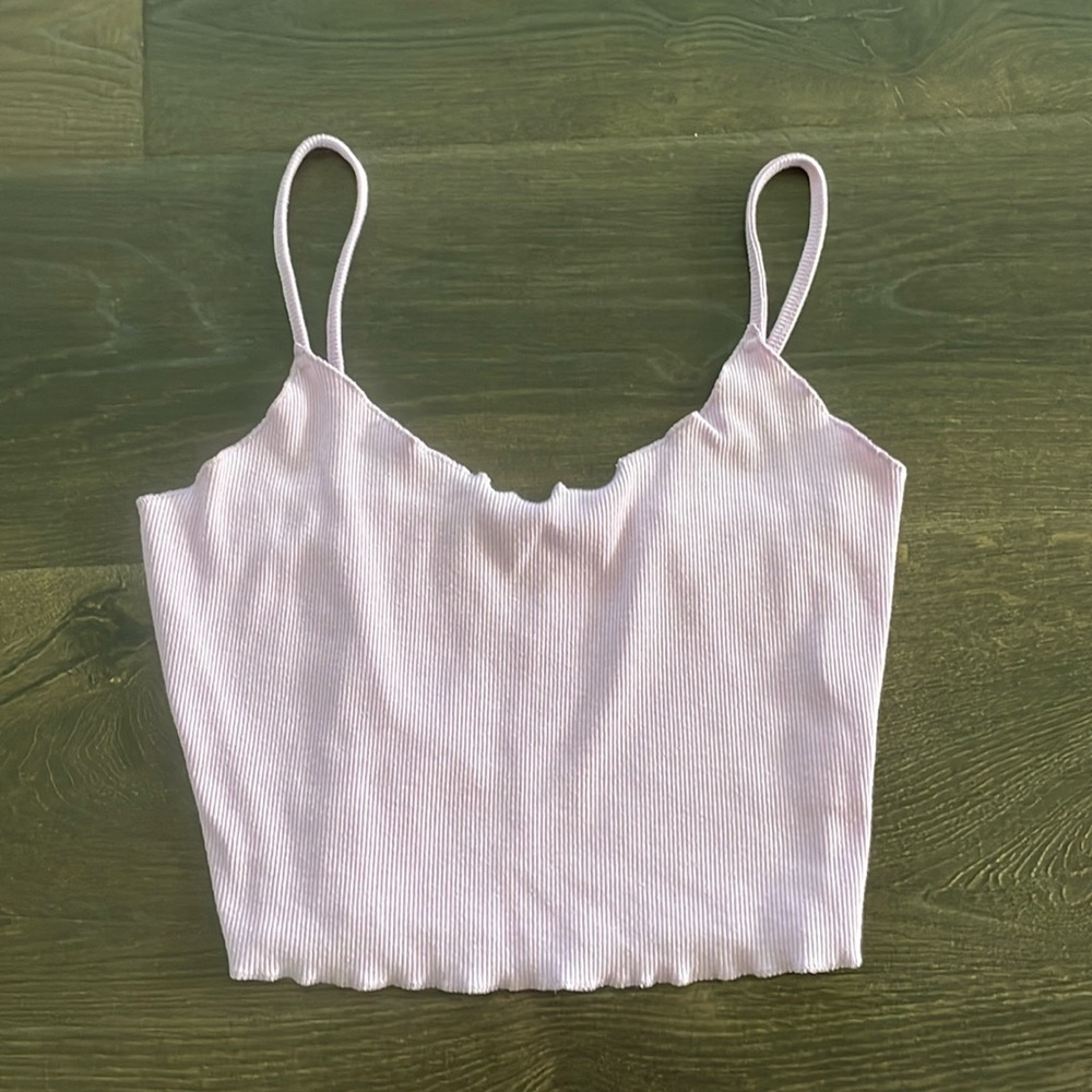 Purple Shein cropped tank top!